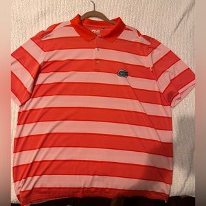 Men’s Ping Florida Gator polo shirt dri-fit XXL orange and white